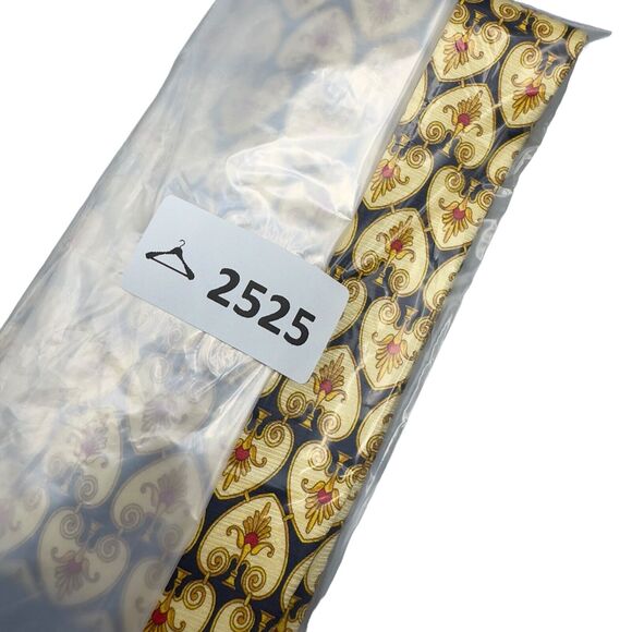 Tutto Matto 100% Silk Dress Tie Made in‎ Italy Bold Geographic Print 58" 3.75" - Picture 11 of 11